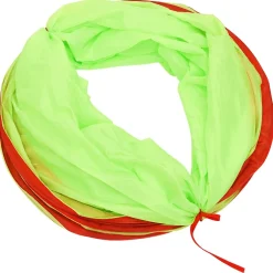 vidaXL Kinderspeeltunnel met 250 ballen 175 cm polyester groen