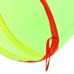 vidaXL Kinderspeeltunnel met 250 ballen 175 cm polyester groen
