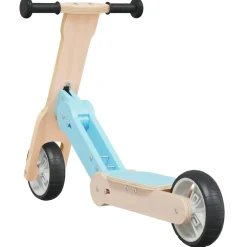 vidaXL Kinderstep 2-in-1 lichtblauw