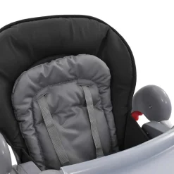 vidaXL Kinderstoel hoog grijs