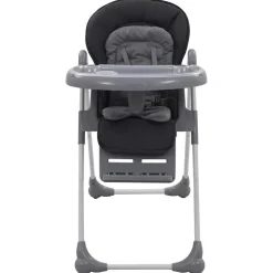 vidaXL Kinderstoel hoog grijs