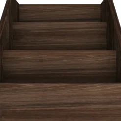 vidaXL Kindertijdschriftenrek 71x30x78,5 cm bewerkt hout gerookt eiken