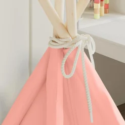 vidaXL Kindertipitent met tas 120x120x150 cm peachskin roze