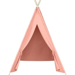 vidaXL Kindertipitent met tas 120x120x150 cm peachskin roze
