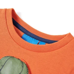 vidaXL Kindertrui 92 donkeroranje