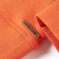 vidaXL Kindertrui 92 donkeroranje