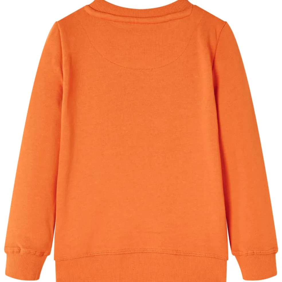 vidaXL Kindertrui 92 donkeroranje