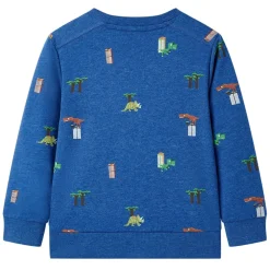 vidaXL Kindertrui 104 gemêleerd donkerblauw