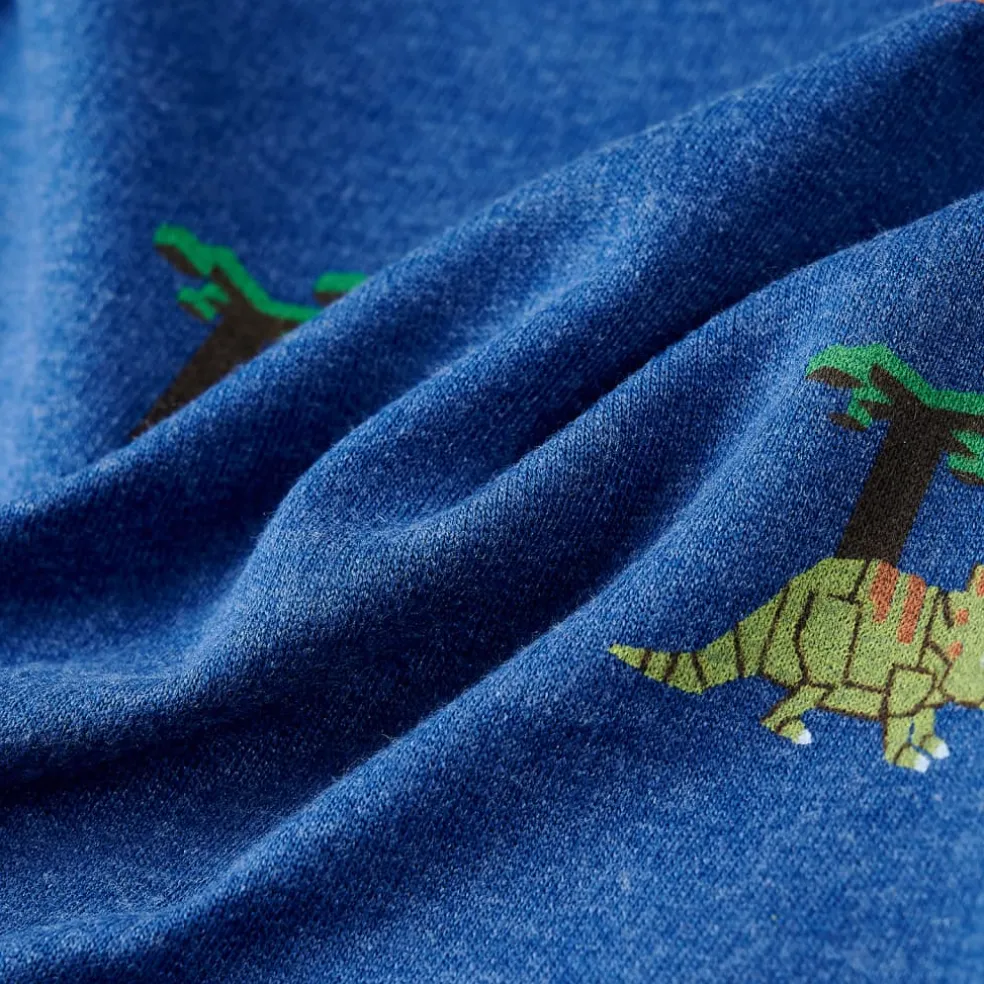 vidaXL Kindertrui 104 gemêleerd donkerblauw