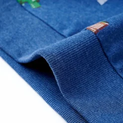 vidaXL Kindertrui 104 gemêleerd donkerblauw