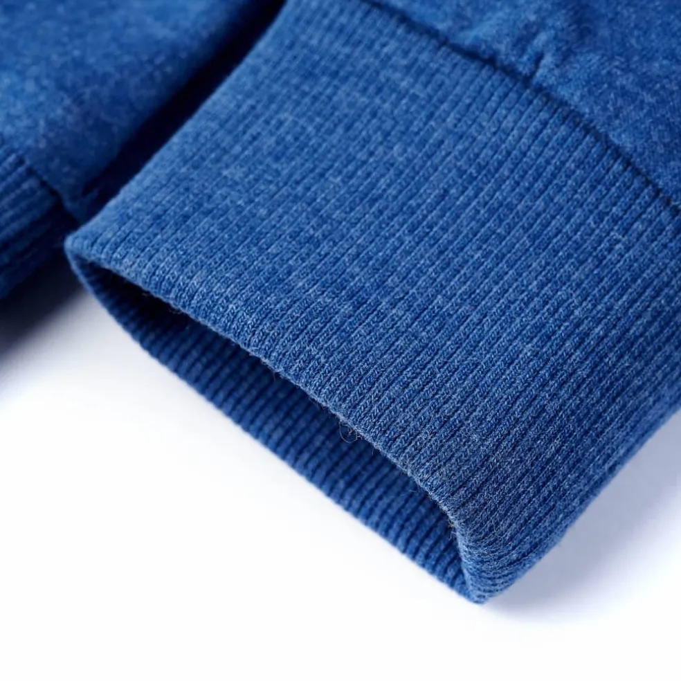vidaXL Kindertrui 104 gemêleerd donkerblauw