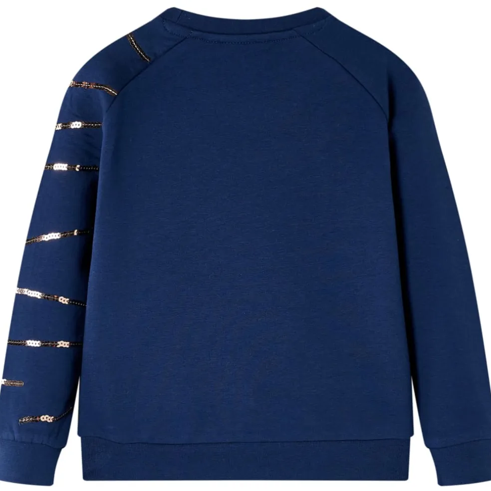 vidaXL Kindertrui 92 marineblauw