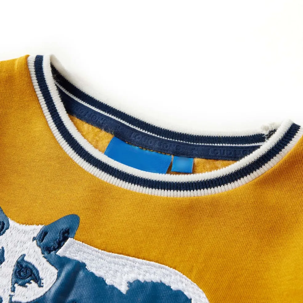 vidaXL Kindertrui 104 okerkleurig