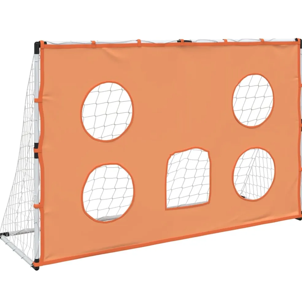 vidaXL Kindervoetbaldoel met doelmat en bal 182x62x118 cm