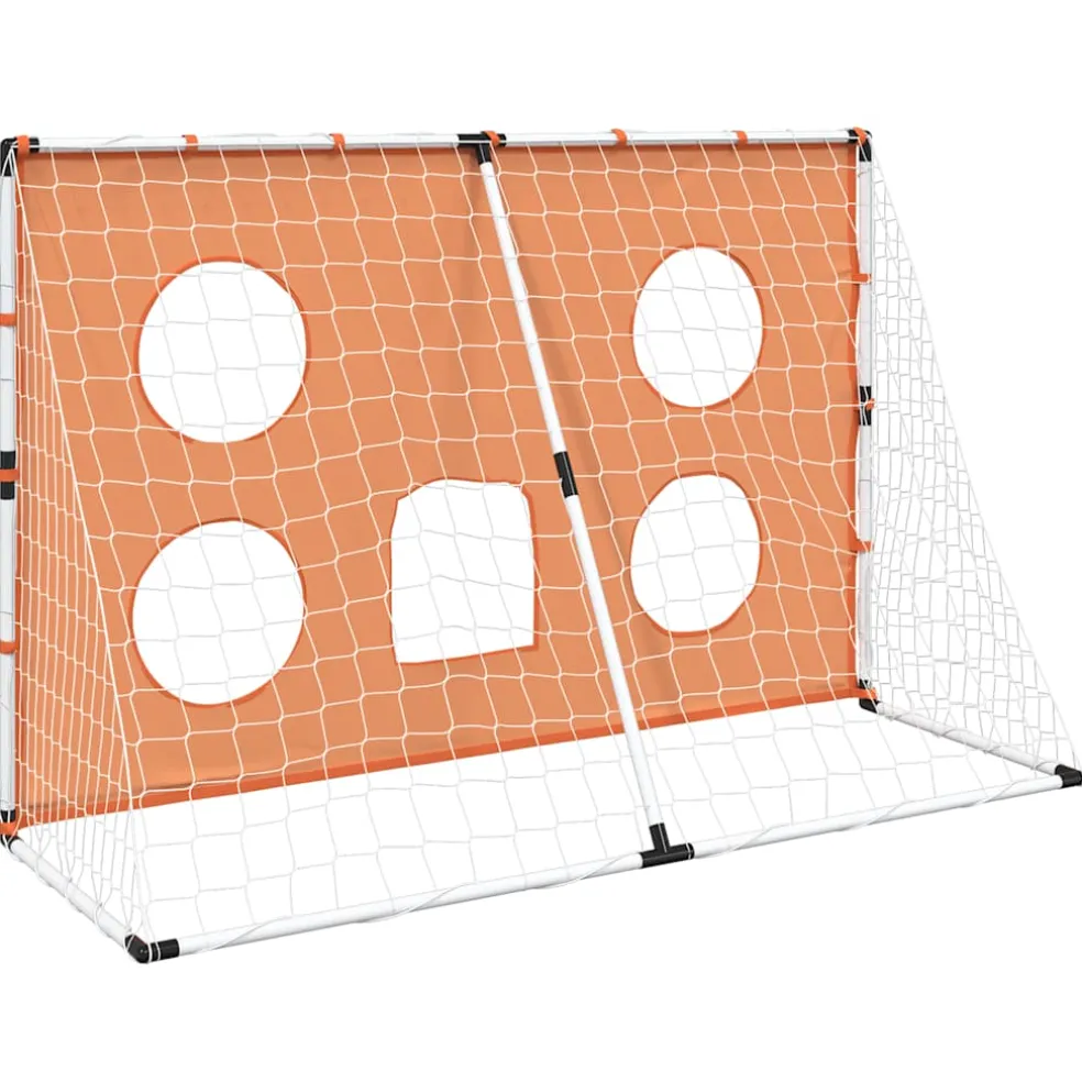vidaXL Kindervoetbaldoel met doelmat en bal 182x62x118 cm