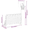 vidaXL Kindervoetbal- en basketbalset met ballen 98x50x70 cm