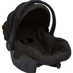 vidaXL Kinderwagen 3-in-1 staal antracietkleurig en zwart