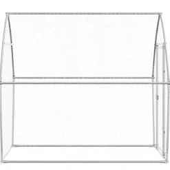 vidaXL Kippenhok 200x105x182 cm gegalvaniseerd staal zilverkleurig