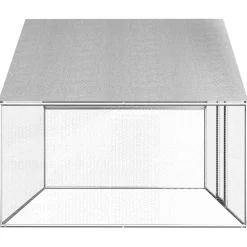 vidaXL Kippenhok 2,75x2x1,92 m gegalvaniseerd staal