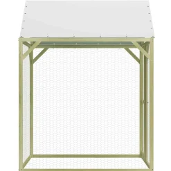 vidaXL Kippenhok 1,5x1,5x2 m geïmpregneerd grenenhout