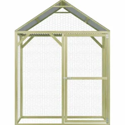 vidaXL Kippenhok 1,5x1,5x2 m geïmpregneerd grenenhout