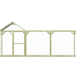 vidaXL Kippenhok 4,5x1,5x2 m geïmpregneerd grenenhout