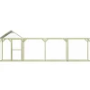 vidaXL Kippenhok 6x1,5x2 m geïmpregneerd grenenhout