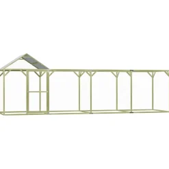 vidaXL Kippenhok 6x1,5x2 m geïmpregneerd grenenhout