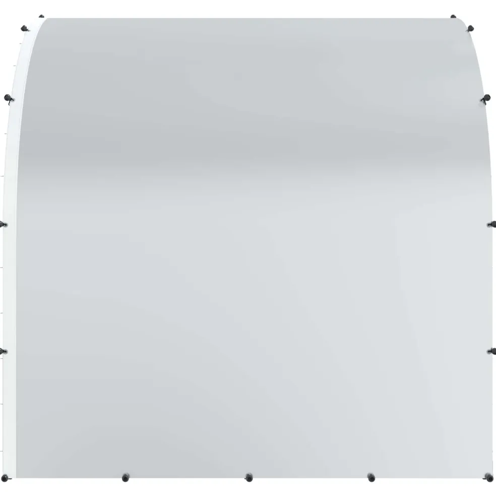 vidaXL Kippenhok zilver 200 x 200 x 200 cm Gegalvaniseerd staal