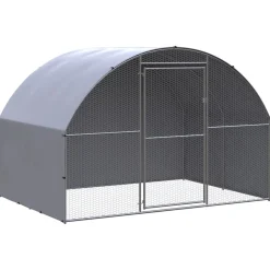 vidaXL Kippenren 3x2x2 m gegalvaniseerd staal
