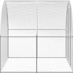 vidaXL Kippenren 3x2x2 m gegalvaniseerd staal