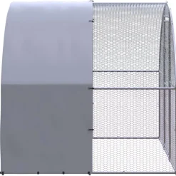 vidaXL Kippenren 3x2x2 m gegalvaniseerd staal
