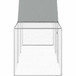 vidaXL Kippenren 3x1x1,5 m gegalvaniseerd staal