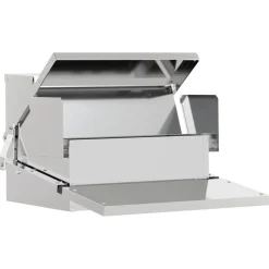 vidaXL Kippen Treadle Voeder zilver 50 x 40 x 29 cm 2 kg