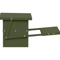 vidaXL Kippen Treadle Voeder Olijfgroen 48,5 x 39,5 x 19 cm 5 kg
