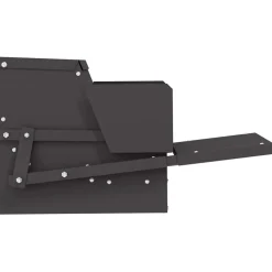 vidaXL Kippen Treadle Voeder Zwart 50 x 40 x 29 cm 2 kg