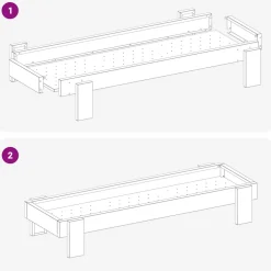 vidaXL Kippen voederbak Zilver 80 x 28 x 13.5 cm Gegalvaniseerd staal