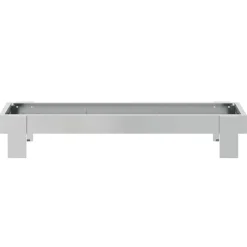 vidaXL Kippen voederbak Zilver 80 x 28 x 13.5 cm Gegalvaniseerd staal