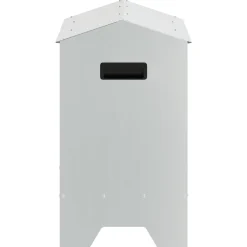 vidaXL Kippen voederbak Zilver 81 x 32 x 53,5 cm Gegalvaniseerd staal