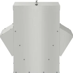 vidaXL Kip voerbak zilver 40,5 x 45 x 41 cm 20 kg Gegalvaniseerd staal