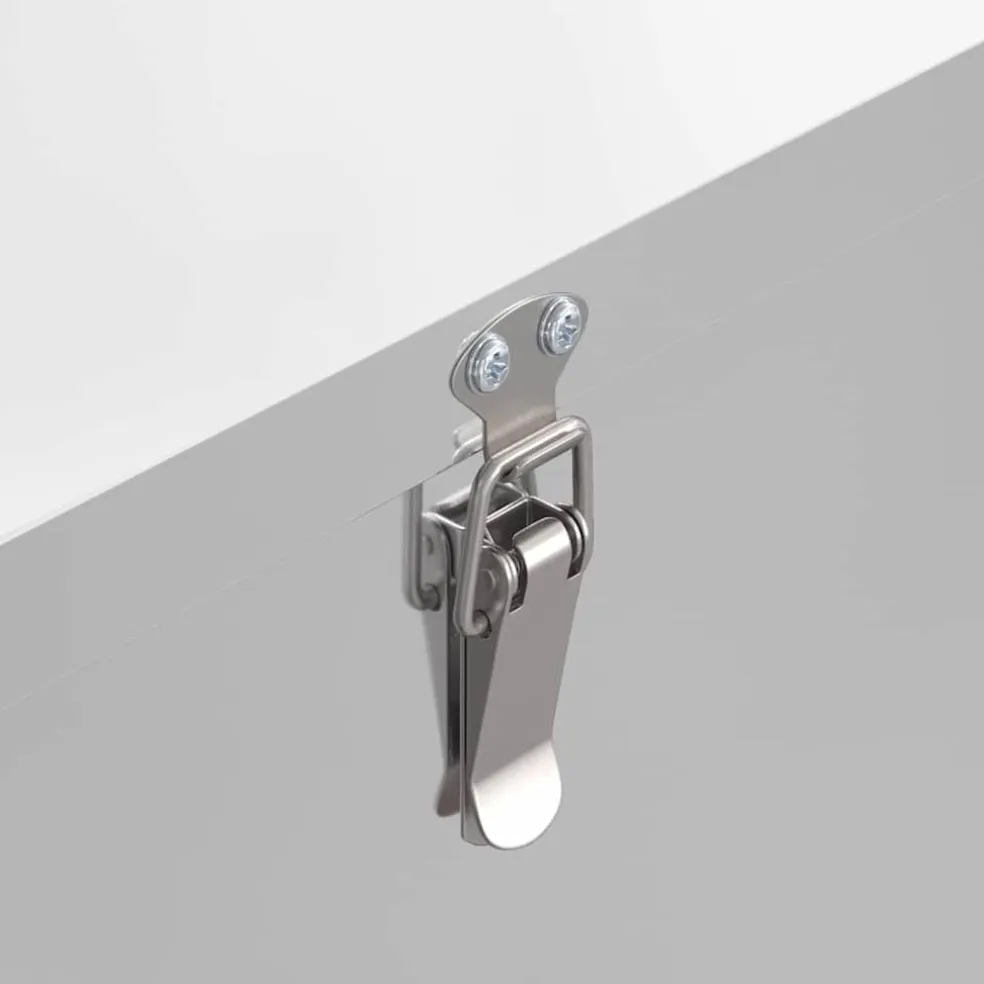 vidaXL Kip voerbak zilver 40,5 x 25 x 38 cm 20 kg Gegalvaniseerd staal