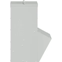 vidaXL Kip voerbak Zilver 20 x 25 x35 cm Gegalvaniseerd staal