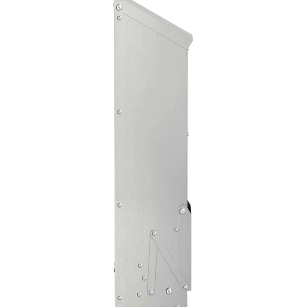 vidaXL Kip voerbak Zilver 13 x 12 x 51 cm Gegalvaniseerd staal