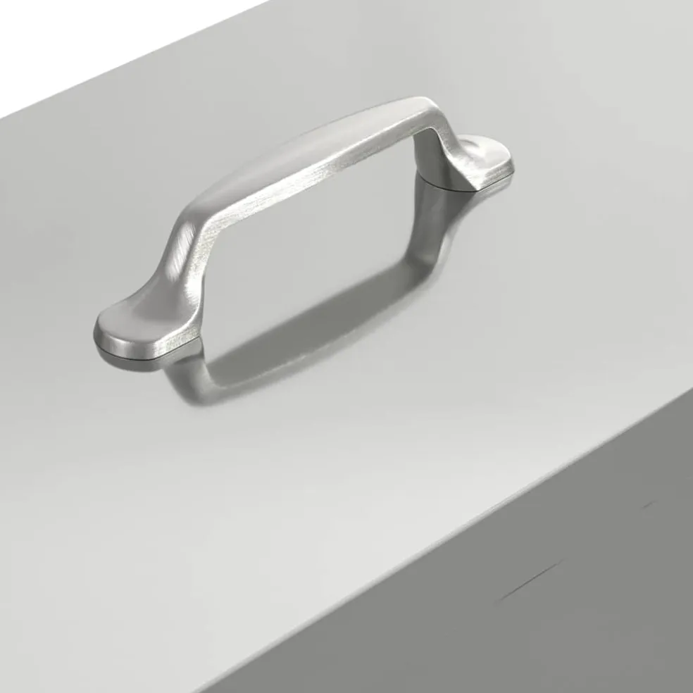 vidaXL Kip voerbak Zilver 42 x 20,5 x 33 cm 15 kg Gegalvaniseerd staal
