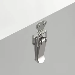 vidaXL Kip voerbak zilver 32,5 x 20,5 x 43 cm 25 kg