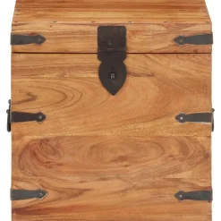 vidaXL Kist 40x40x40 cm massief acaciahout