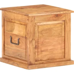 vidaXL Kist 40x40x40 cm massief acaciahout