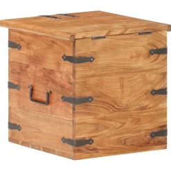 vidaXL Kist 40x40x40 cm massief acaciahout