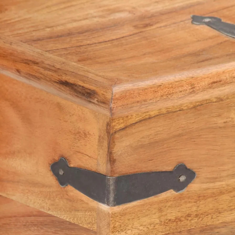 vidaXL Kist 40x40x40 cm massief acaciahout