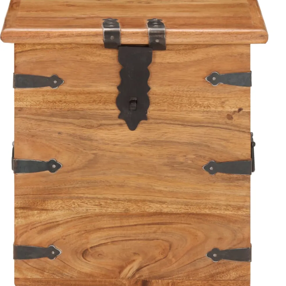 vidaXL Kist 40x40x40 cm massief acaciahout